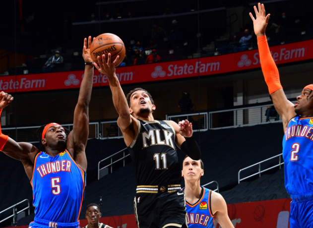  特雷杨三分如雨老鹰轻取黄蜂稳固东部附加赛席位